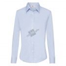 Рубашка "Lady-Fit Long Sleeve Oxford Shirt", светло-голубой_L, 70% х/б, 30% п/э, 135 г/м2