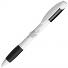 X-5, ручка шариковая, черный/белый, пластик