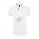 Рубашка поло мужская "Portland Men" белый, серый_2XL, 100% х/б, 200г/м2