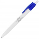N2, ручка шариковая, синий/белый, пластик