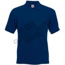 Поло "Slim Fit Polo", темно-синий_XL, 97% х/б, 3% эластан, 220 г/м2