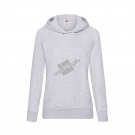 Толстовка женская "LIGHTWEIGHT", серый_M, 80% хлопок, 20% полиэстер, 240 г/м2