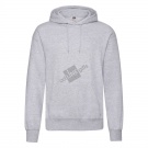 Толстовка "Classic Hooded Sweat", серый меланж_L, 80% х/б, 20% п/э, 280 г/м2