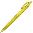 JOCKER, ручка шариковая, фростированный желтый, пластик