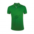 Рубашка поло мужская "Portland Men" зеленый, серый_L, 100% х/б, 200г/м2