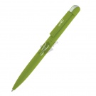 Ручка шариковая "Jupiter", зеленое яблоко, покрытие soft touch