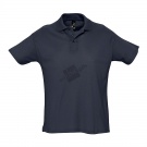 Рубашка поло мужская SUMMER II, тёмно-синий, L, 100% хлопок, 170 г/м2