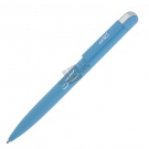 Ручка шариковая "Jupiter", голубой, покрытие soft touch