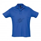 Рубашка поло мужская SUMMER II, ярко-синий, 2XL, 100% хлопок, 170 г/м2
