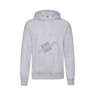 Толстовка "Classic Hooded Sweat", серый меланж_XL, 80% х/б, 20% п/э, 280 г/м2