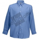 Рубашка "Long Sleeve Oxford Shirt", синий_2XL, 70% х/б, 30% п/э, 135 г/м2