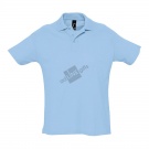 Рубашка поло мужская SUMMER II, голубой, 2XL, 100% хлопок, 170 г/м2