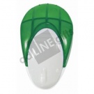 Мемо-холдер на липучке с держателем для авторучки; зеленый; 6,5х2,5х4 см; пластик; тампопечать