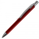 WORK, ручка шариковая, красный/хром, металл