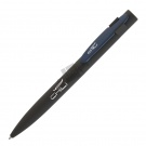 Ручка шариковая "Lip", черный/темно-синий, покрытие soft touch