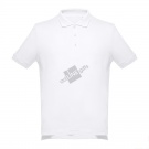Рубашка-поло мужская ADAM, белый, L, 100% хлопок, плотность 195 г/м2