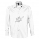 Рубашка "Brighton", белый_XL, 97% хлопок, 3% эластан, 140г/м2