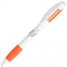 X-5, ручка шариковая, оранжевый/белый, пластик