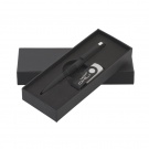 Набор ручка + флеш-карта 16 Гб в футляре, черный, покрытие soft touch