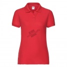 Поло "Lady-Fit 65/35 Polo", красный_М, 65% п/э, 35% х/б, 180 г/м2
