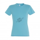Футболка женская MISS, бирюзовый, S, 100% хлопок, 150 г/м2